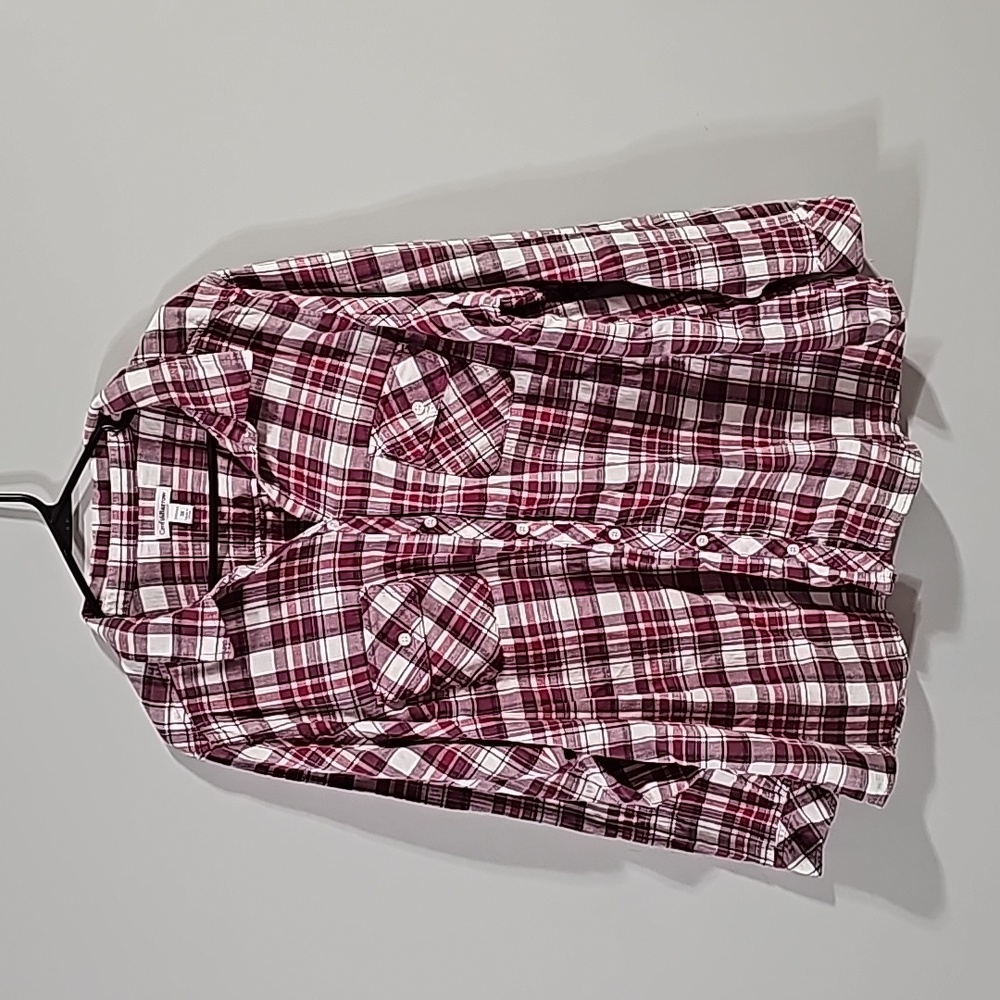 Croft and Barrow 3x Plaid Button Up Shirt
